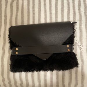 Vegan leather clutch